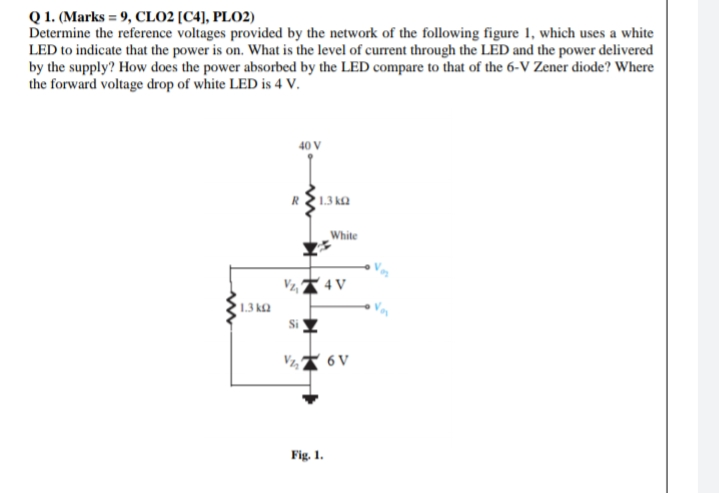 Solved Q1. (Marks = 9, CLO2 (C4), PLO2) Determine The | Chegg.com