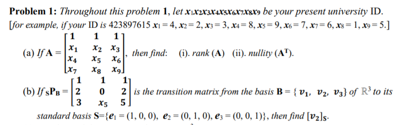 Solved How to solve this for example: if you are given the | Chegg.com