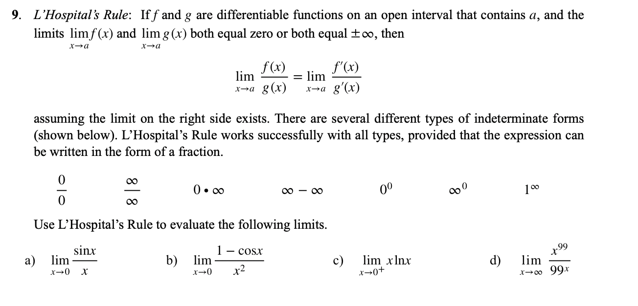 Solved There Are Part A, B, C, And D In Question 9. Would | Chegg.com