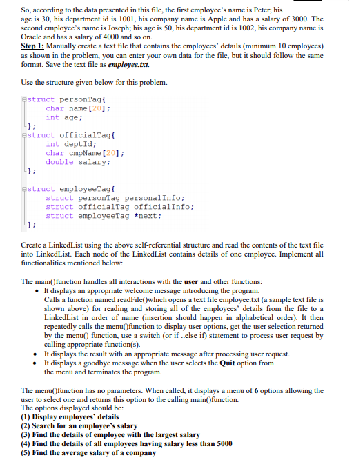Solved PLEASE HELP TO WRITE THIS CODE IN C PLEASE HELP TO | Chegg.com