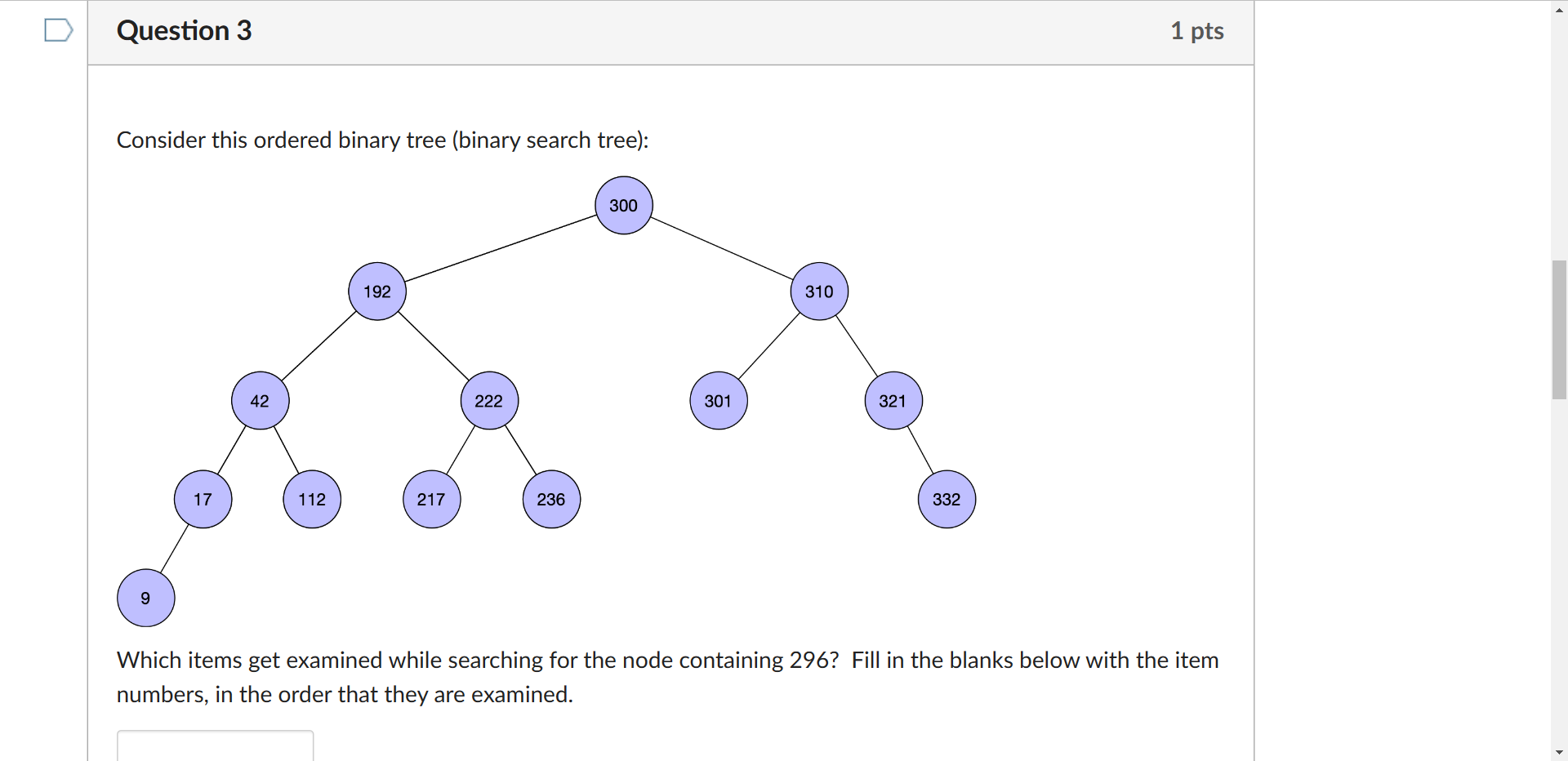Solved Consider this ordered binary tree (binary search | Chegg.com