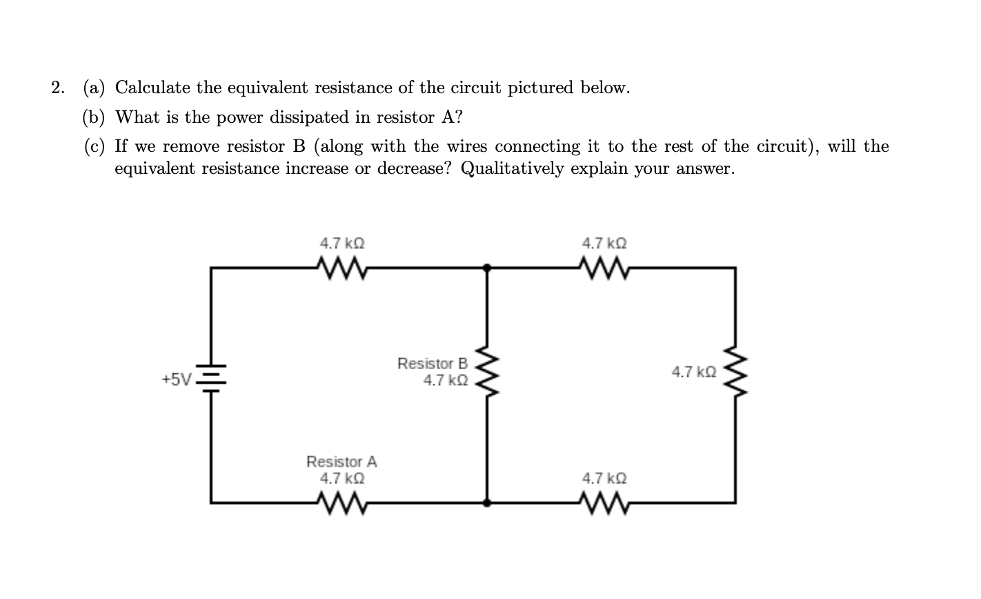 Solved 1. Below Is An Example Of A Voltage Divider Circuit. | Chegg.com