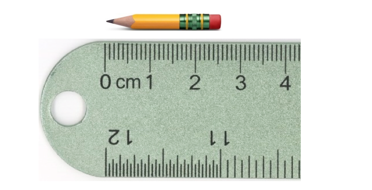 Metric ruler clearance measurements