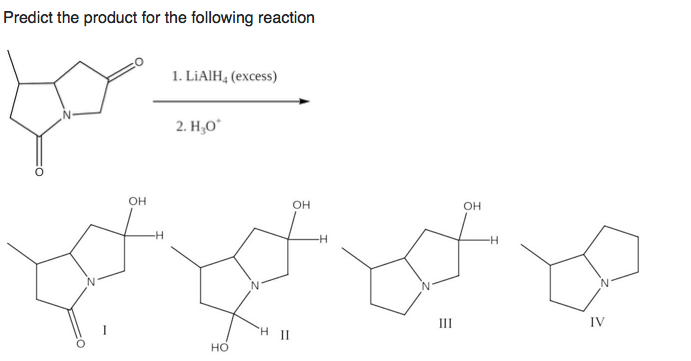 Solved Predict the product for the following reaction 1. | Chegg.com