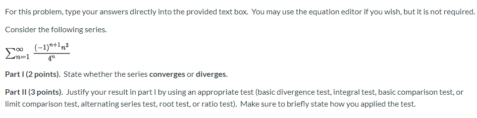 Solved For this problem, type your answers directly into the | Chegg.com