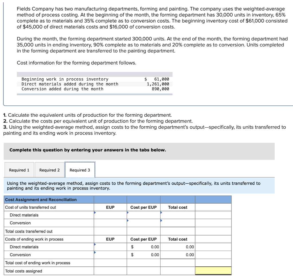 solved-fields-company-has-two-manufacturing-departments-chegg