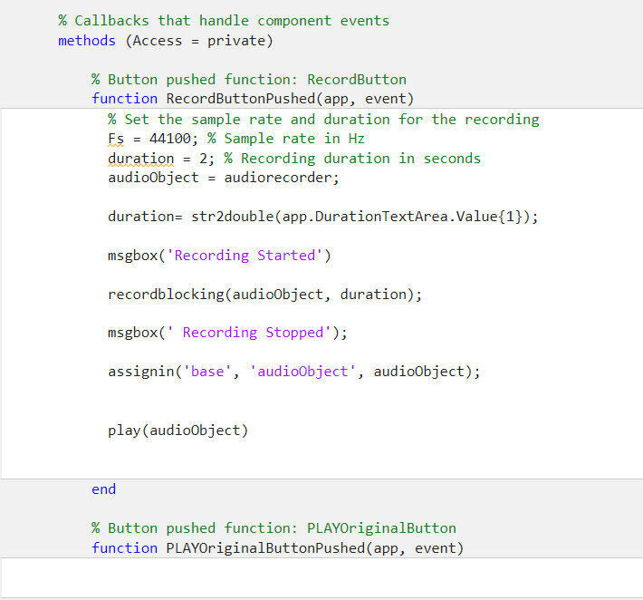 Solved Hi i am unable to play my recording when i push play | Chegg.com