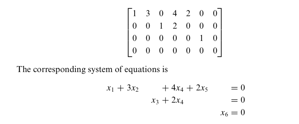 Solved For the linear system above, express the general | Chegg.com