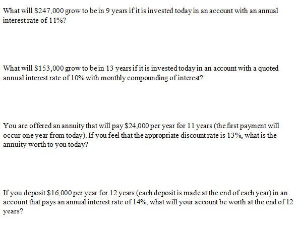 What Annual Interest Rate Would You Need To Earn