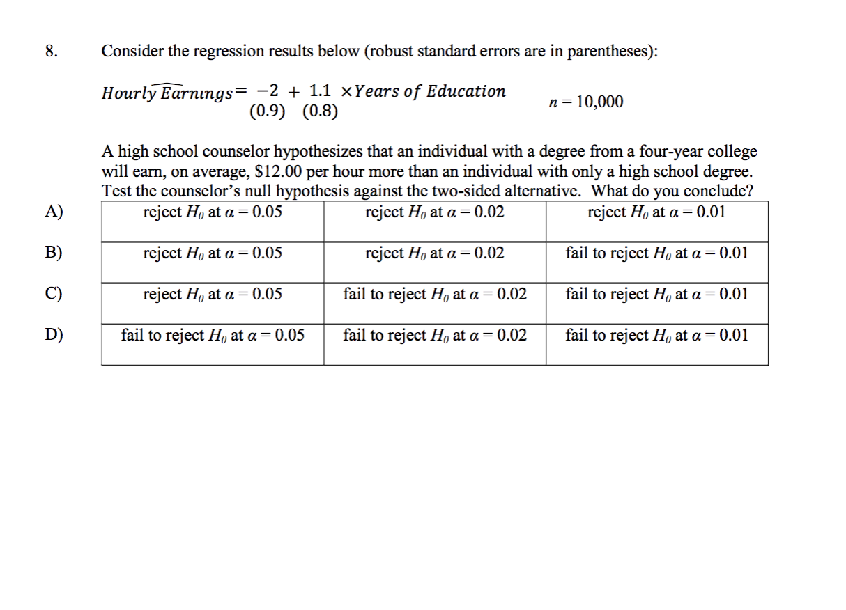 8-consider-the-regression-results-below-robust-chegg