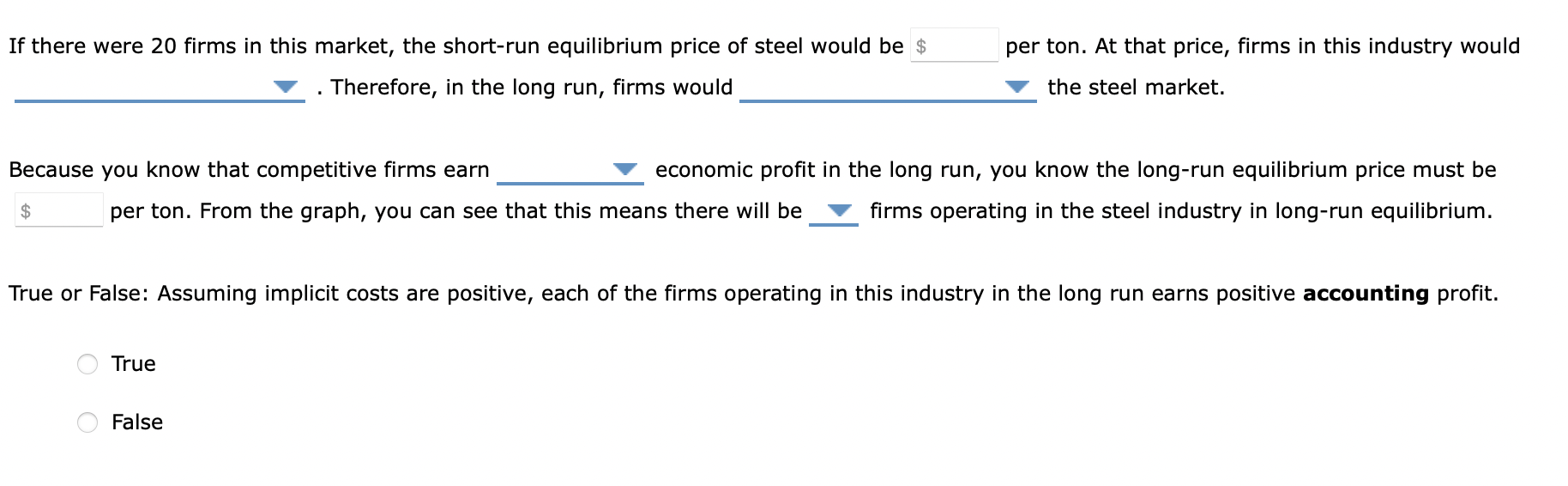 Solved Consider the competitive market for steel. Assume | Chegg.com ...