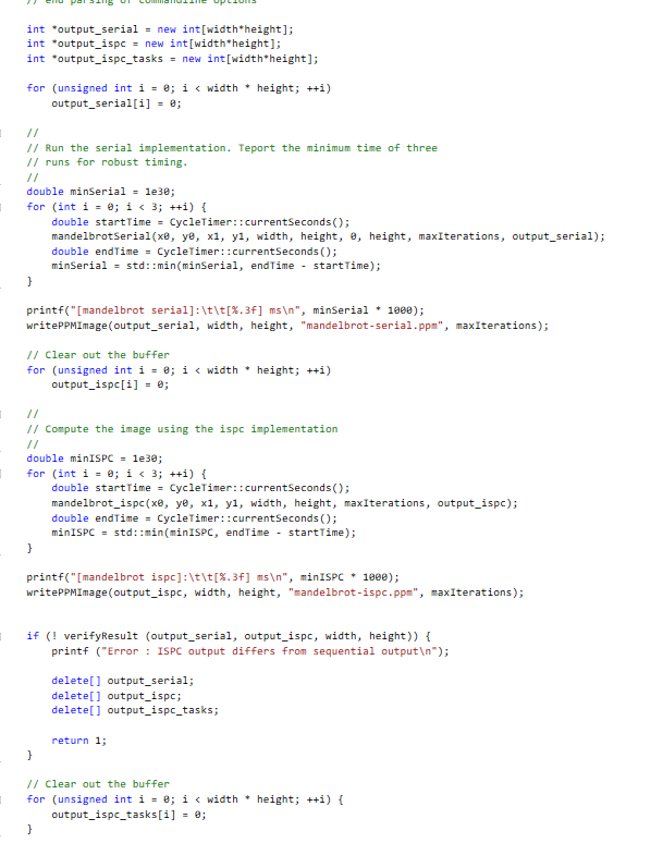 Solved Program 3: Parallel Fractal Generation Using ISPC Now | Chegg.com