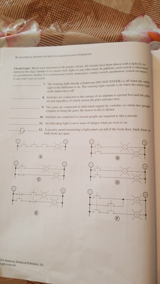 Solved 70 ELECTRICAL MOTOR CONTROLS for Integrated Systems