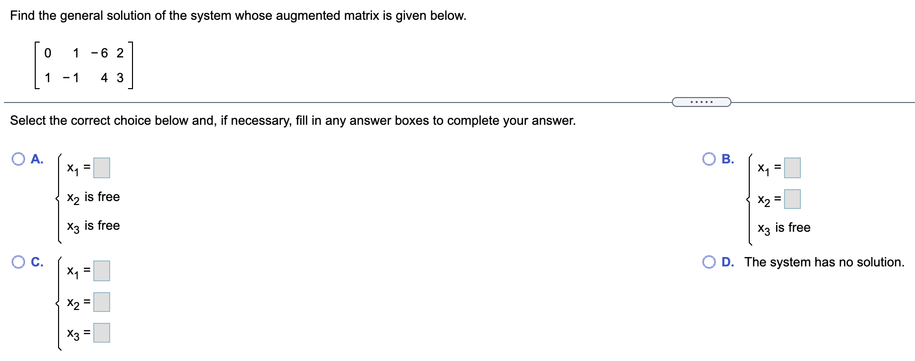 Solved Find The General Solution Of The System Whose | Chegg.com