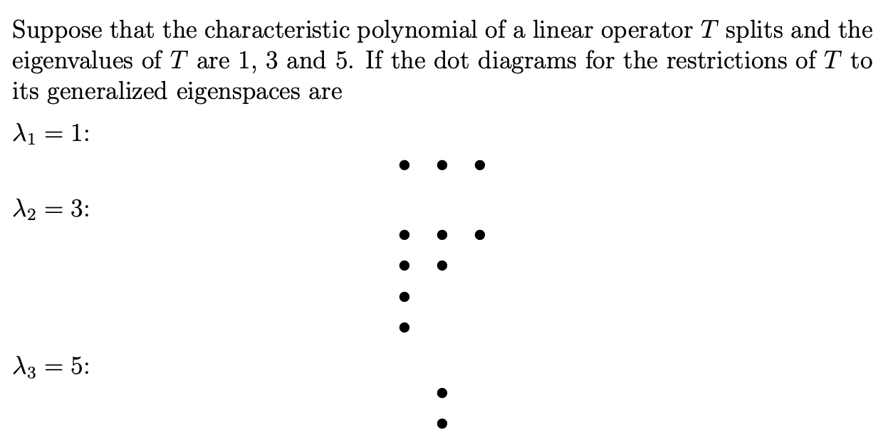 Solved Suppose that the characteristic polynomial of a | Chegg.com