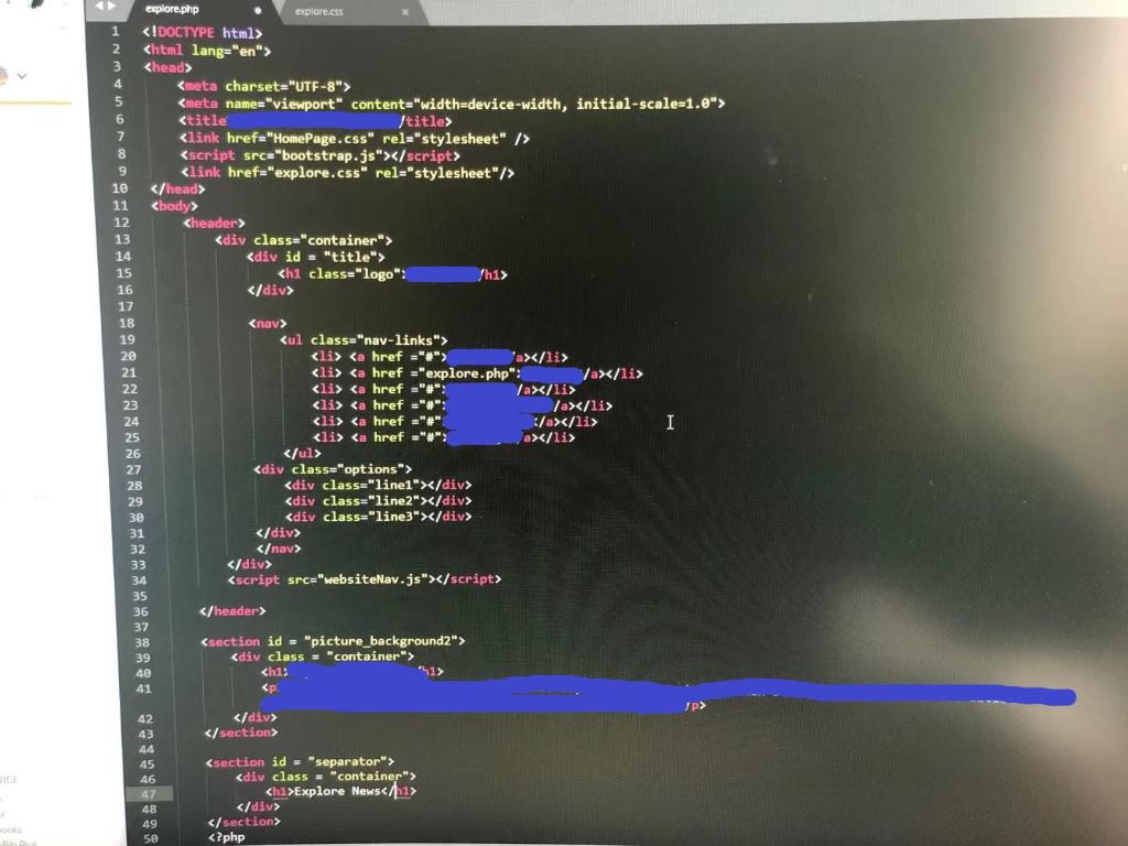 Solved When I Uncomment Out The Portion The Webpage Cras Chegg Com