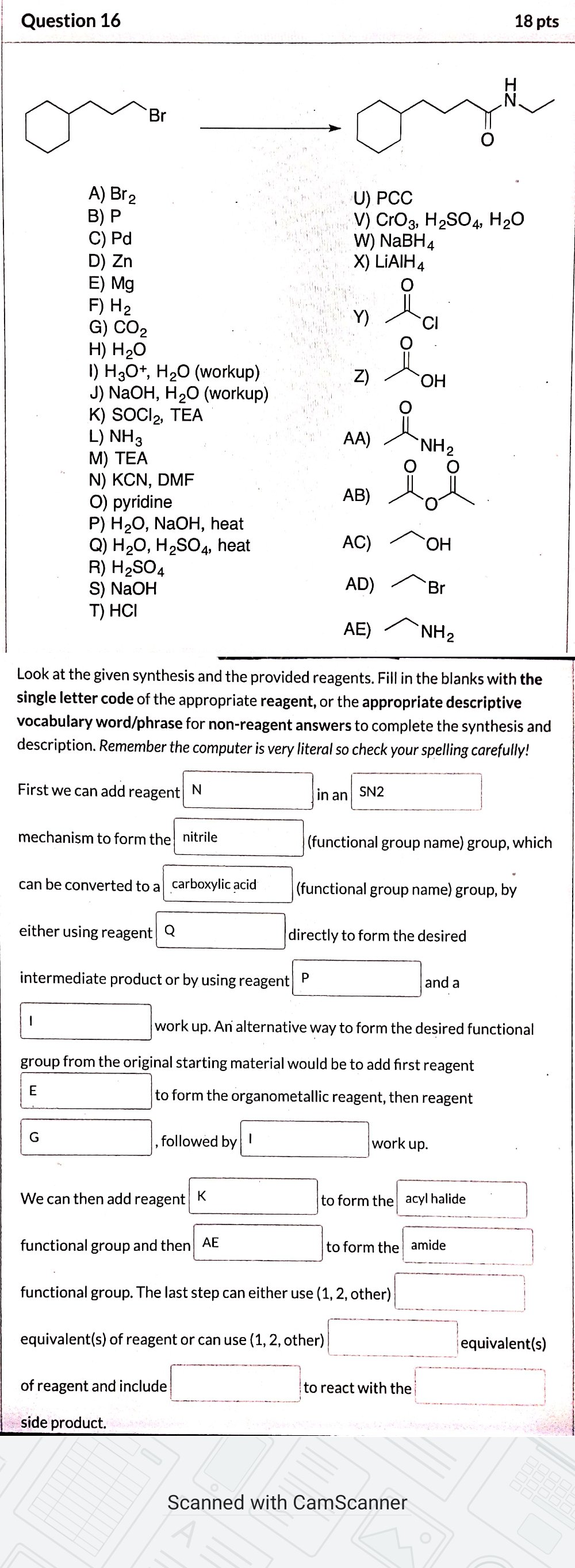 Solved I Have Most Of This Problem Answered But I Need He Chegg Com