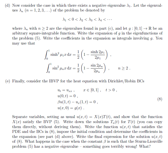 Solved Problem 6. [A SturmLiouville problem with
