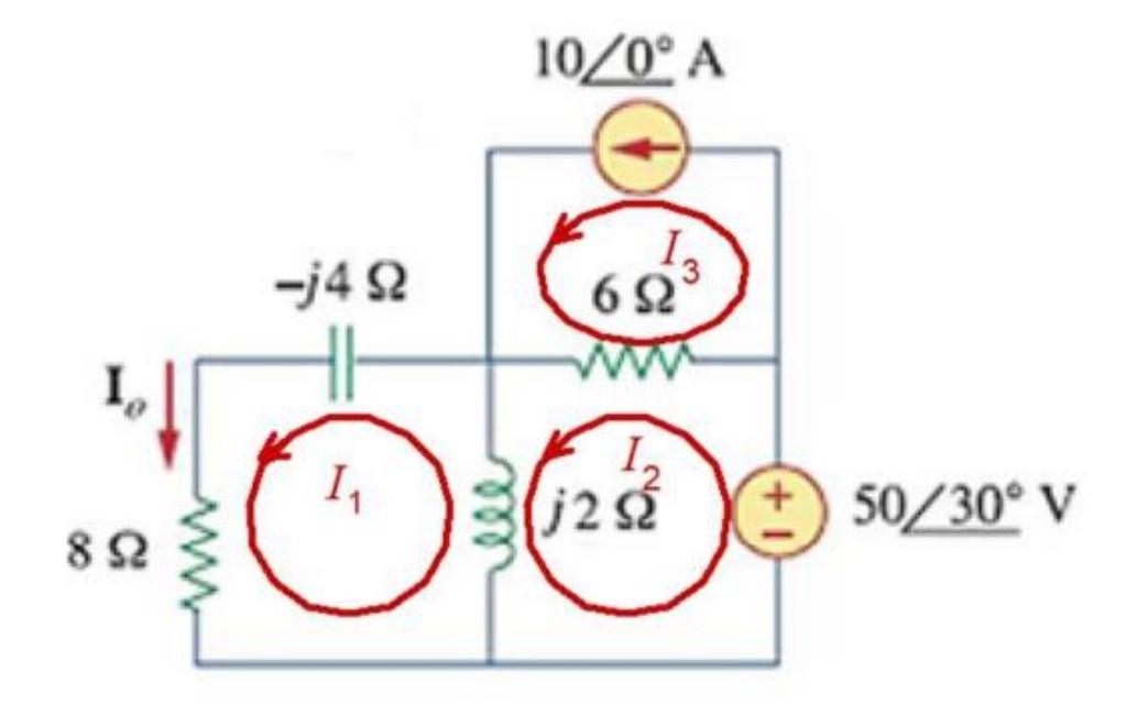 Solved Consider the given circuit. Using mesh analysis | Chegg.com