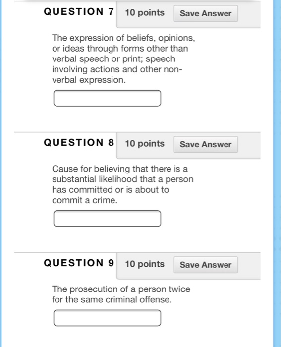 Solved QUESTION 1 10 points Save Answer Providing damaging | Chegg.com