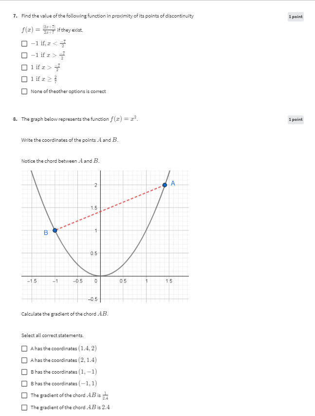 Solved 7 Find The Value Of The Following Function In 7534