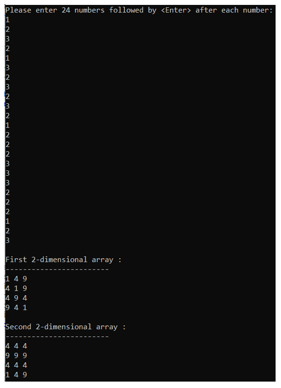 Solved Write a Java program as follows: In the main method | Chegg.com