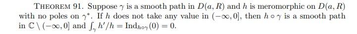 Solved THEOREM 55(♯). Let Γ be a closed contour in C and | Chegg.com