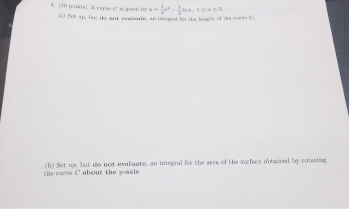 solved-a-curve-c-is-given-by-y-1-4-x-2-1-2-ln-x-1-chegg