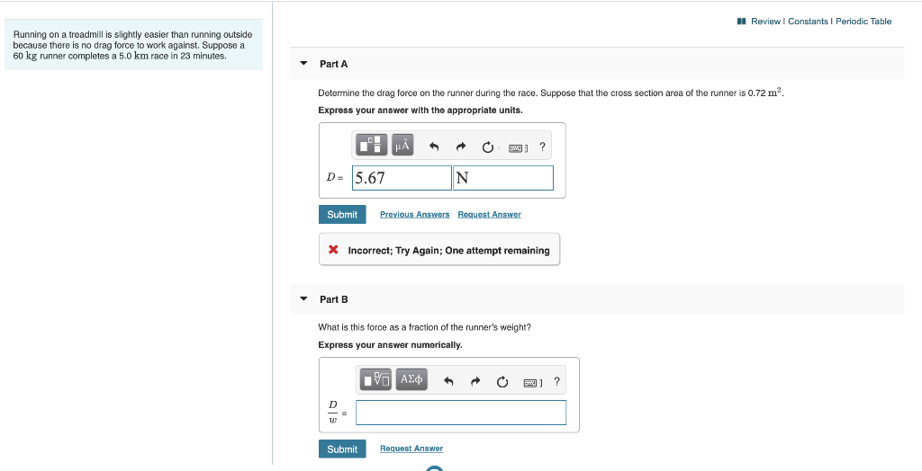 Solved Need Help with part A and B Previous answers given | Chegg.com