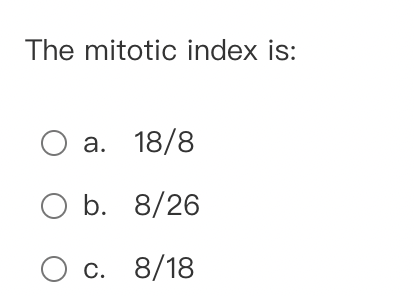 Solved thanksDetermine the mitotic index of the sample taken Biology Diagrams