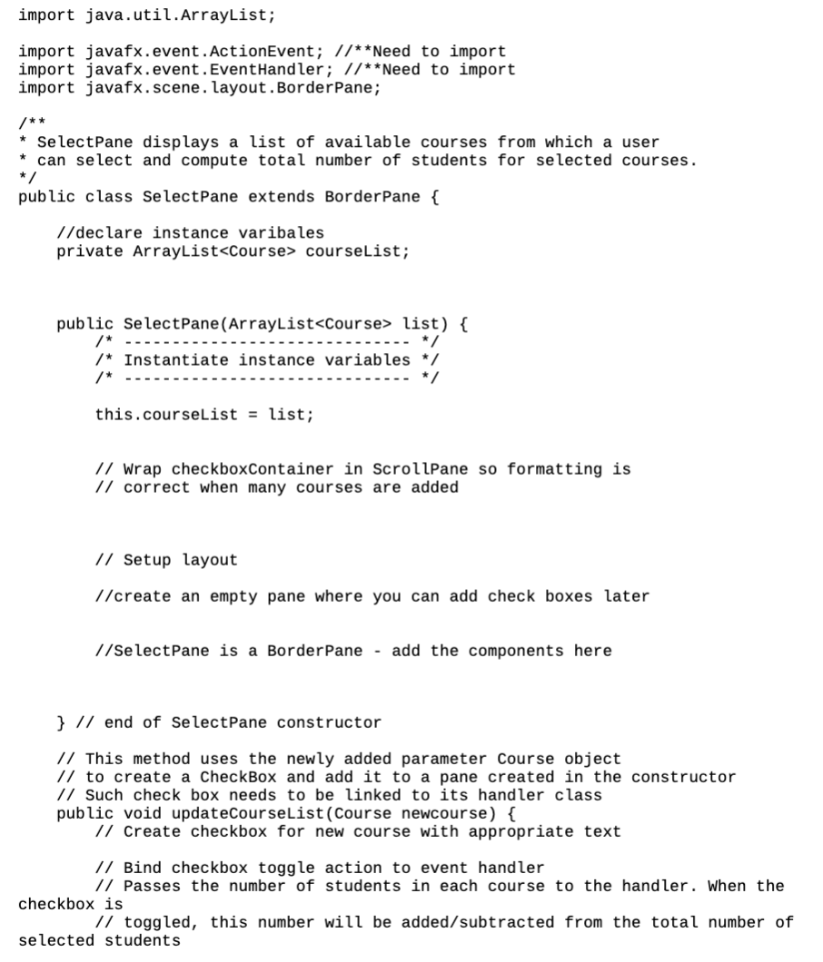 The GUI of your program will contain two tabs. The | Chegg.com