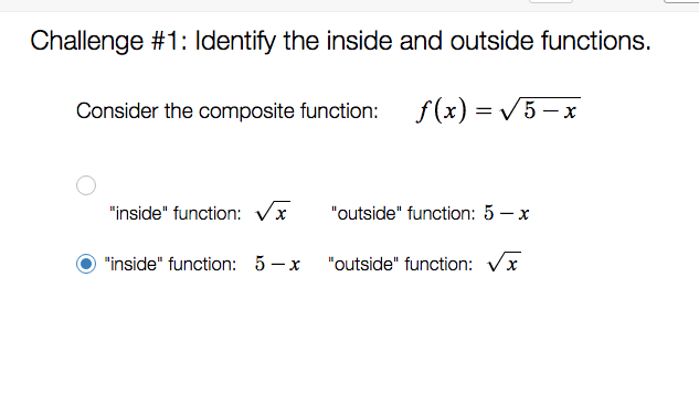 Solved Challenge #3 Identify the inside and Outside | Chegg.com