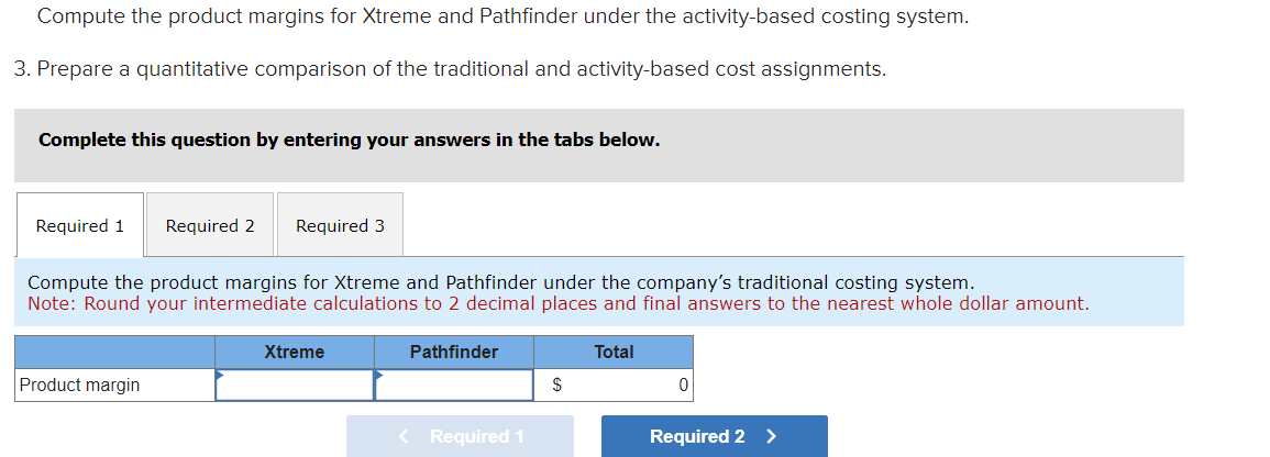 Solved Compute The Product Margins Xtreme And Pathfinder 3937