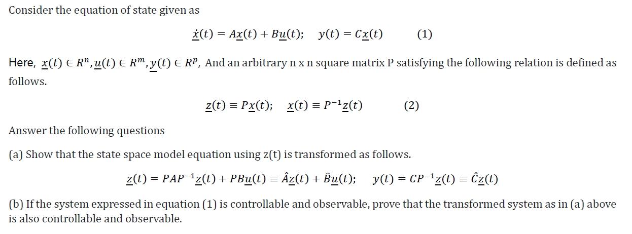 Consider The Equation Of State Given As A T Ax T Chegg Com