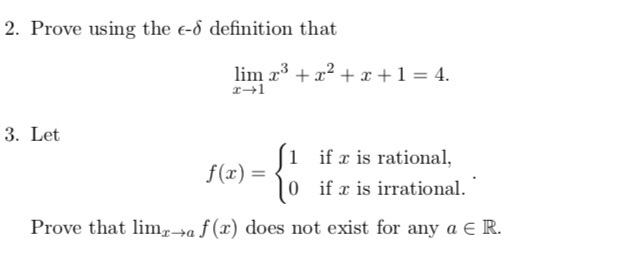 Solved 2 Prove Using The E O Definition That Lm 1 2 X Chegg Com