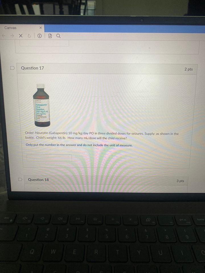 gabapentin 10 mg kg