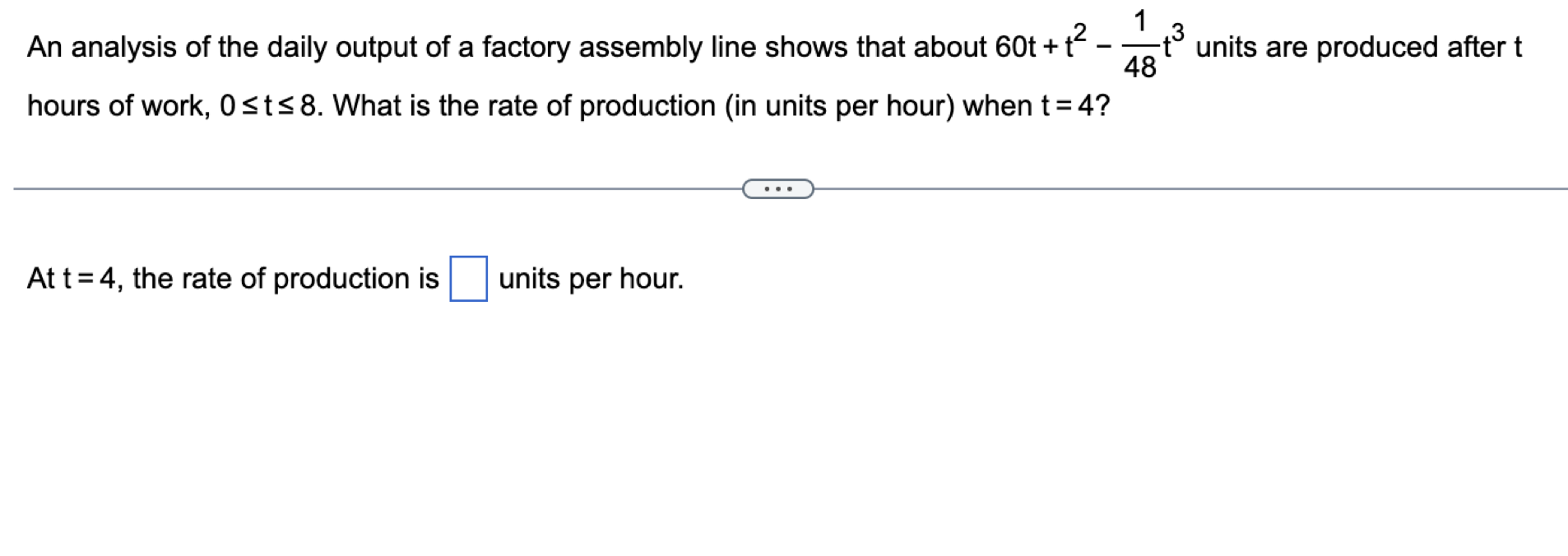 Solved An analysis of the daily output of a factory assembly | Chegg.com