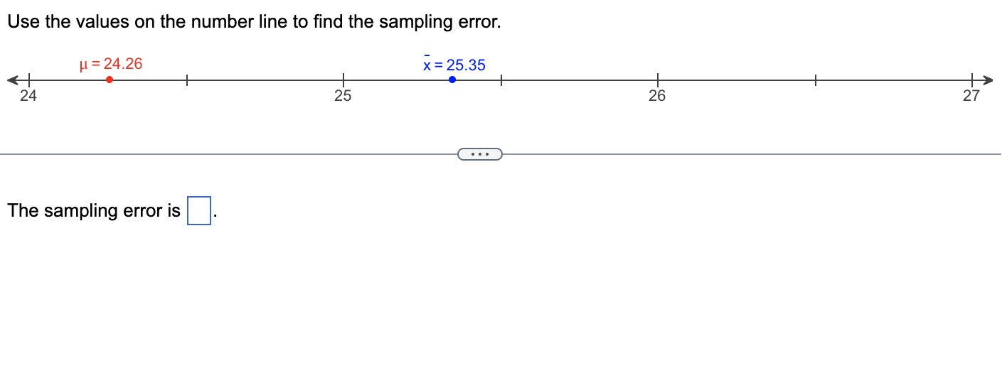 Solved Use the values on the number line to find the | Chegg.com