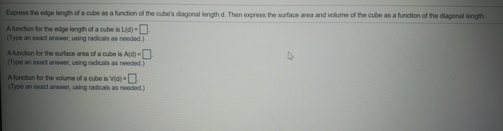 solved-express-the-edge-length-of-a-cube-as-a-function-of-chegg