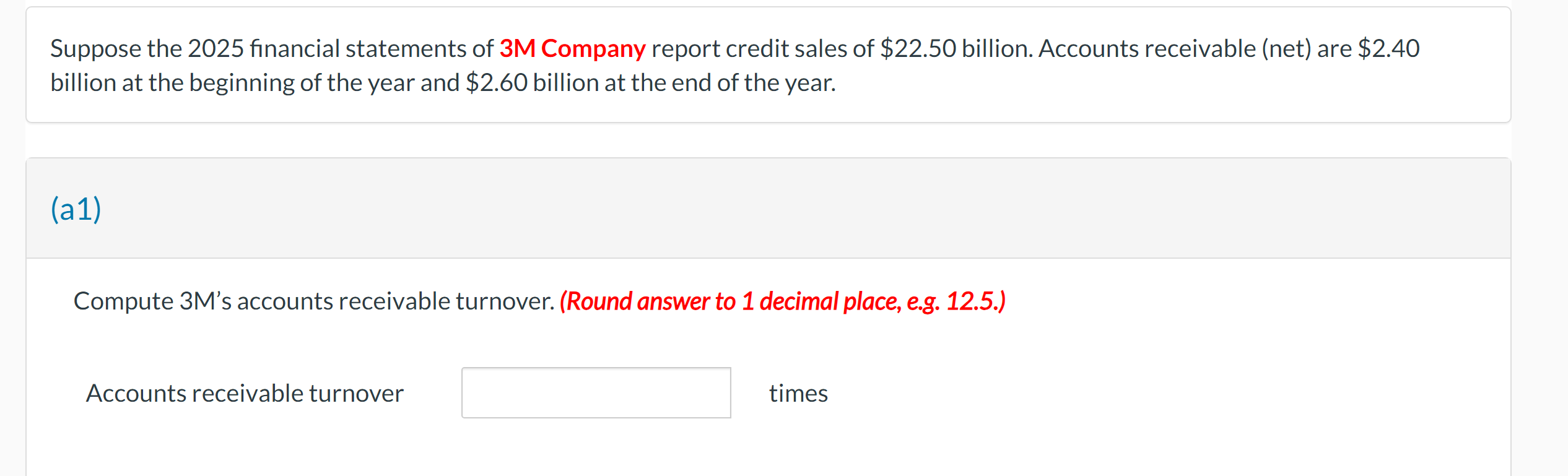 Solved Suppose the 2025 financial statements of 3M Company