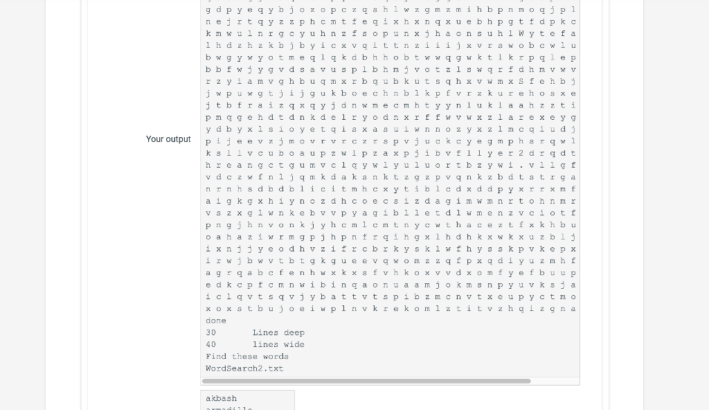 11.10 Ch 11 Program, Part 3: Search for Words This | Chegg.com