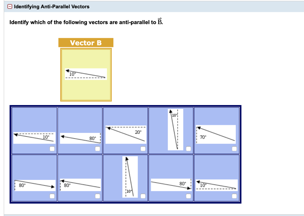 parallel vectors