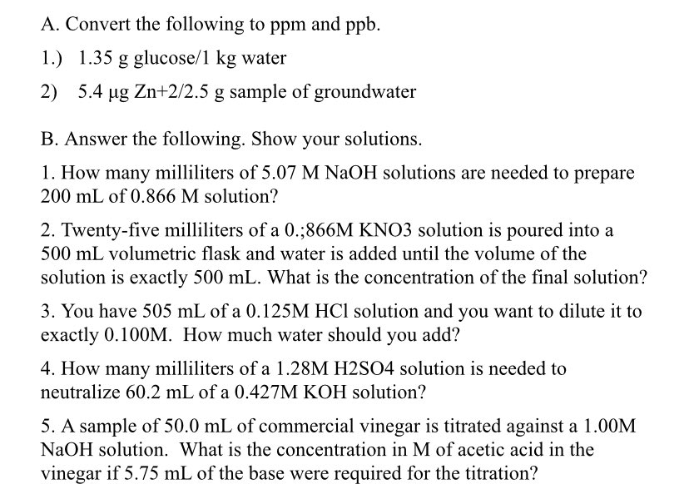 conversion ppb a ppm