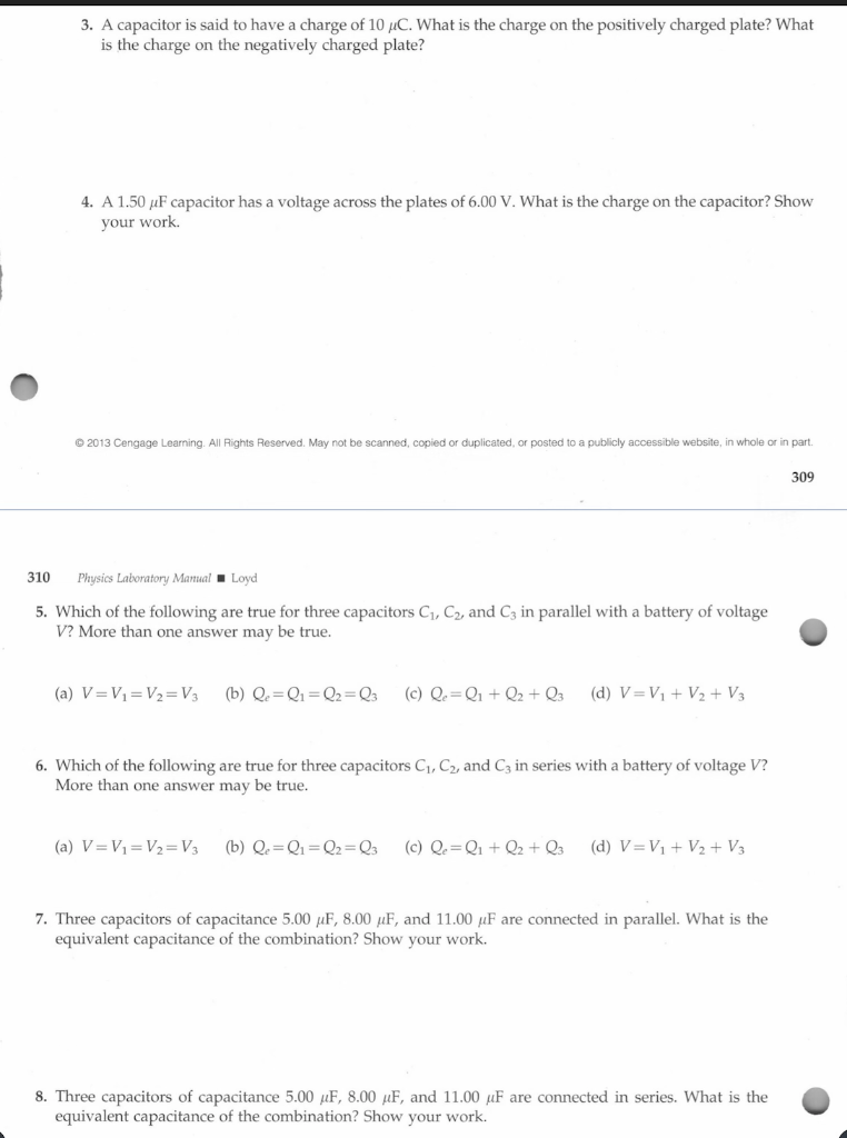 Solved PLEASE ANSWER QUESTION 3 - QUESTION 8 | Chegg.com