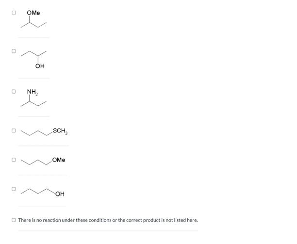 Solved Give the major substitution product of the following | Chegg.com