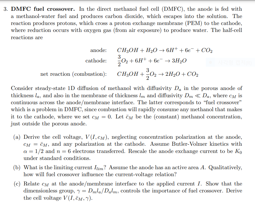 Solved DMFC fuel crossover. In the direct methanol fuel cell
