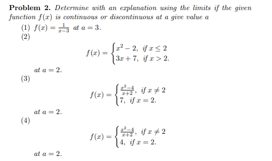 Solved Problem 2. Determine with an explanation using the | Chegg.com