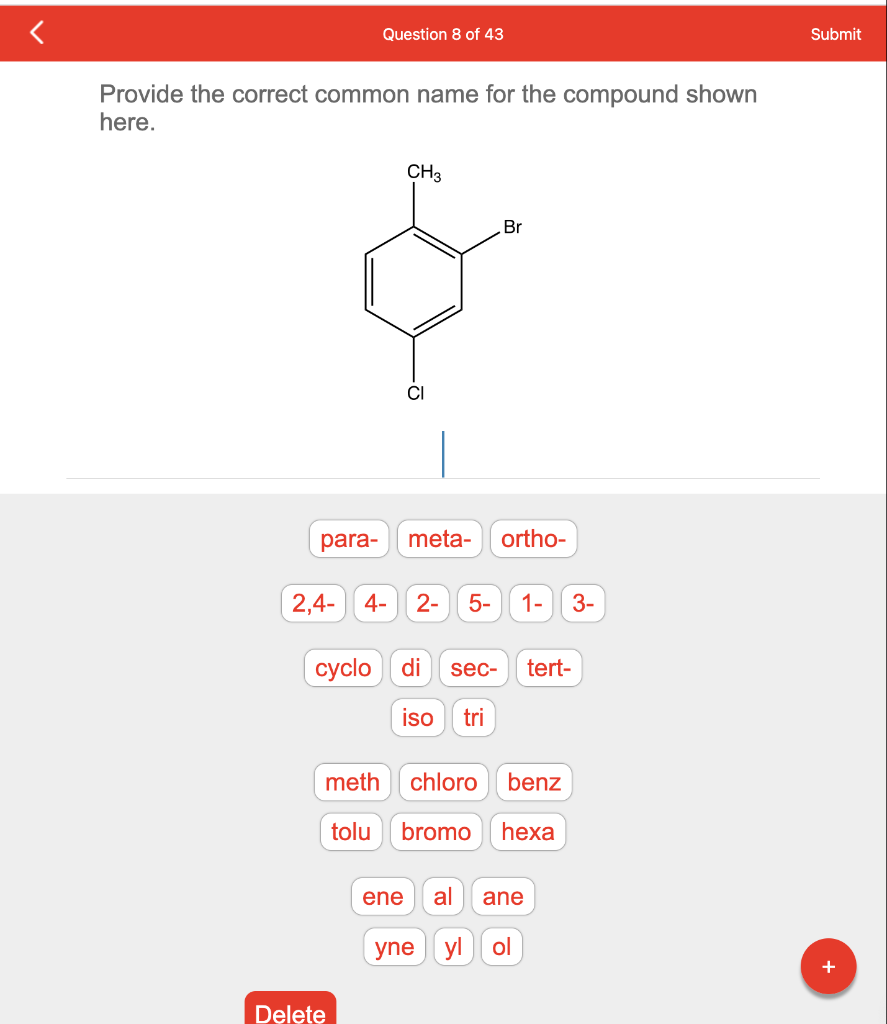 Provide the correct common name for the compound shown here.