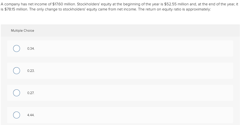 Solved A company has net of 17.60 million.