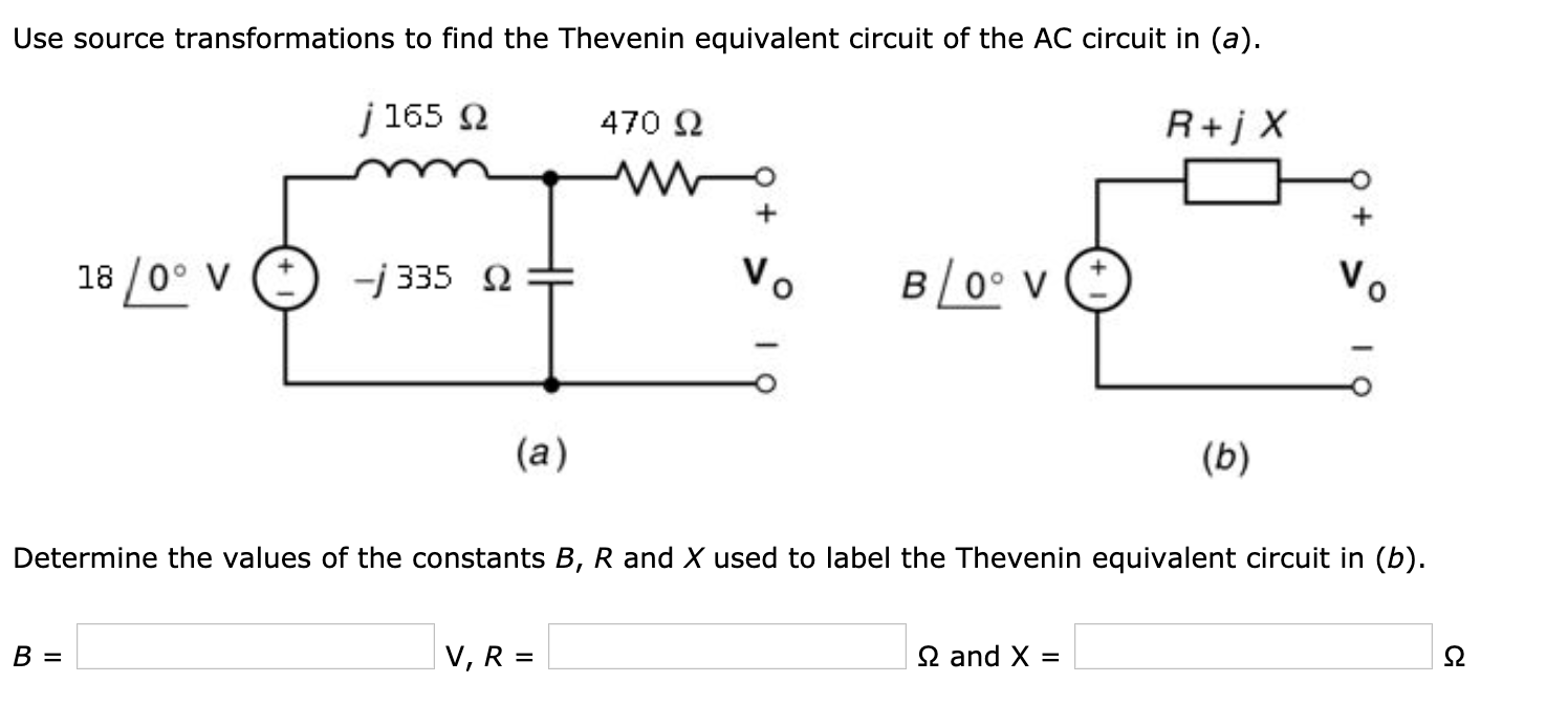 Solved Use source transformations to find the Thevenin | Chegg.com